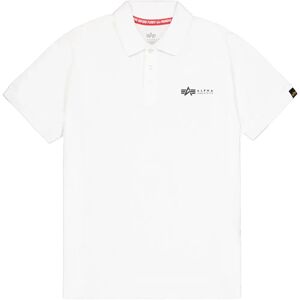 Alpha Industries Basic Sl Short Sleeve Polo White M Men Alpha Industries Basic Sl Short Sleeve Polo White M Men