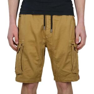 Alpha Industries Cotton Twill Cargo Shorts Khaki XL Men Alpha Industries Cotton Twill Cargo Shorts Khaki XL Men