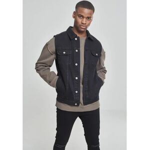 Urban Classics Denim Jacket Black XL Men Urban Classics Denim Jacket Black XL Men