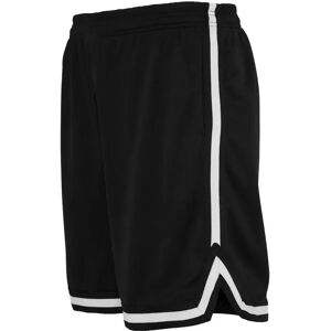 Urban Classics Stripe Mesh Shorts Black / White S Men Urban Classics Stripe Mesh Shorts Black / White S Men