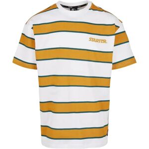 Starter Black Label Starter Logo Striped T-shirt White / Yellow M Men Starter Black Label Starter Logo Striped T-shirt White / Yellow M Men