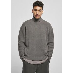 Urban Classics Oversized Roll Neck Sweater Gray Dark M Men Urban Classics Oversized Roll Neck Sweater Gray Dark M Men
