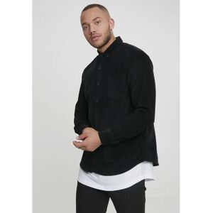 Urban Classics Corduroy Long Sleeve Shirt Black M Men Urban Classics Corduroy Long Sleeve Shirt Black M Men