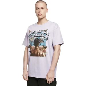 Mister Tee Days Before Summer Oversize Short Sleeve T-shirt Lilac M Men Mister Tee Days Before Summer Oversize Short Sleeve T-shirt Lilac M Men