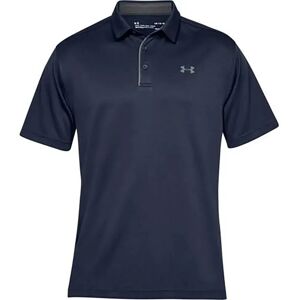 Under Armour Tech Polo T-shirt Midnight Navy / Graphite L Men Under Armour Tech Polo T-shirt Midnight Navy / Graphite L Men