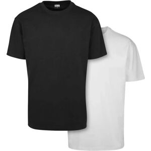 Urban Classics Heavy Oversized Short Sleeve T-shirt 2 Units Black / White XS Men Urban Classics Heavy Oversized Short Sleeve T-shirt 2 Units Black / White XS Men