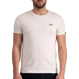 Alpha Industries Backprint Short Sleeve T-shirt Jet Stream White 2XL Men Alpha Industries Backprint Short Sleeve T-shirt Jet Stream White 2XL Men