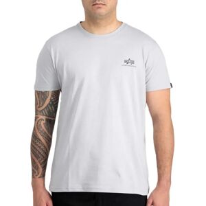 Alpha Industries Basic Small Logo Short Sleeve T-shirt Pastel Grey 2XL Men Alpha Industries Basic Small Logo Short Sleeve T-shirt Pastel Grey 2XL Men