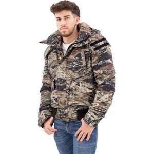 Superdry Code Xpd Everest Bomber Bomber Jacket Washed Khaki Print L Men Superdry Code Xpd Everest Bomber Bomber Jacket Washed Khaki Print L Men