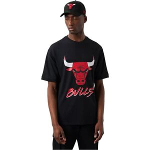 New Era Chicago Bulls Nba Script Mesh Short Sleeve T-shirt Black / Front Door Red S Men New Era Chicago Bulls Nba Script Mesh Short Sleeve T-shirt Black / Front Door Red S Men