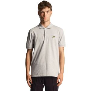 Lyle & Scott Plain Short Sleeve Polo Light Grey Marl XL Men Lyle & Scott Plain Short Sleeve Polo Light Grey Marl XL Men