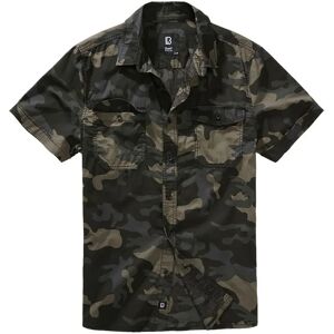 Brandit Roadstar Short Sleeve Shirt Dark Camo 6XL Men Brandit Roadstar Short Sleeve Shirt Dark Camo 6XL Men