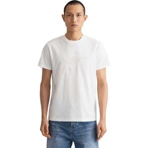 Gant D1 Tonal Archive Shield Short Sleeve T-shirt Eggshell XL Men Gant D1 Tonal Archive Shield Short Sleeve T-shirt Eggshell XL Men