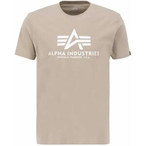 Alpha Industries Basic Short Sleeve T-shirt Vintage Sand 2XL Men Alpha Industries Basic Short Sleeve T-shirt Vintage Sand 2XL Men