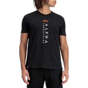 Alpha Industries R Print Short Sleeve T-shirt Black 2XL Men Alpha Industries R Print Short Sleeve T-shirt Black 2XL Men