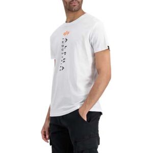 Alpha Industries R Print Short Sleeve T-shirt White 2XL Men Alpha Industries R Print Short Sleeve T-shirt White 2XL Men
