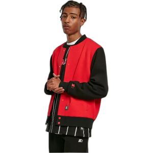 Starter Black Label Urban Classics 71 College Jacket Red / Black XL Men Starter Black Label Urban Classics 71 College Jacket Red / Black XL Men