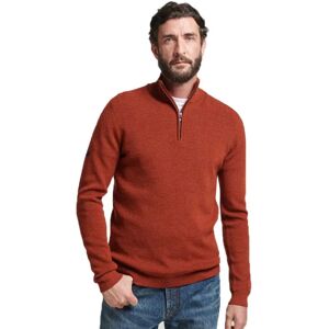 Superdry Studios Merino Henley Sweater Bombay Brown XL Men Superdry Studios Merino Henley Sweater Bombay Brown XL Men