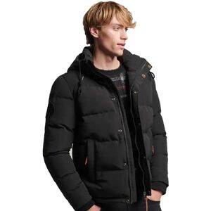 Superdry Everest Hooded Puffer Jacket Jet Black 2XL Men Superdry Everest Hooded Puffer Jacket Jet Black 2XL Men