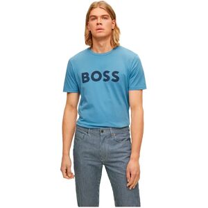 Boss Thinking 1 10246016 01 Short Sleeve T-shirt Light / Pastel Blue L Men Boss Thinking 1 10246016 01 Short Sleeve T-shirt Light / Pastel Blue L Men