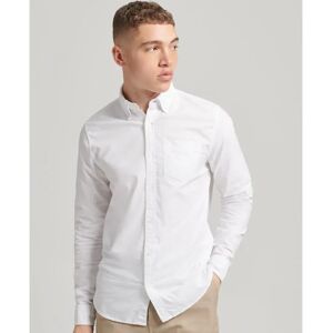 Superdry Cotton Oxford Long Sleeve Shirt Optic 2XL Men Superdry Cotton Oxford Long Sleeve Shirt Optic 2XL Men