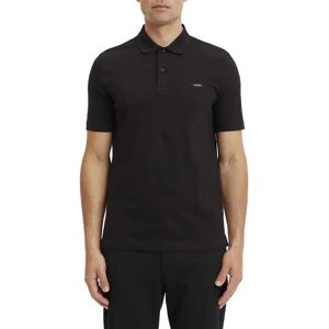 Calvin Klein Stretch Pique Slim Button Short Sleeve Polo Ck Black M Men Calvin Klein Stretch Pique Slim Button Short Sleeve Polo Ck Black M Men