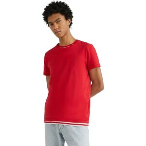 Tommy Hilfiger Stretch Slim Fit Short Sleeve T-shirt Primary Red 2XL Men Tommy Hilfiger Stretch Slim Fit Short Sleeve T-shirt Primary Red 2XL Men
