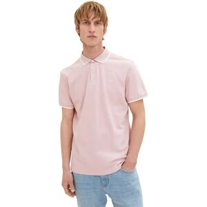 Tom Tailor 1035900 Short Sleeve Polo Velvet Rose Two Tone L Men Tom Tailor 1035900 Short Sleeve Polo Velvet Rose Two Tone L Men