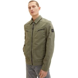 Tom Tailor Casual Cotton 1034863 Jacket Dusty Olive Green M Men Tom Tailor Casual Cotton 1034863 Jacket Dusty Olive Green M Men