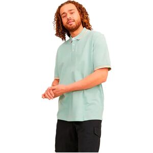 Jack & Jones Essential Paulos Plus Size Short Sleeve Polo Granite Green / Detail Play 8XL Men Jack & Jones Essential Paulos Plus Size Short Sleeve Polo Granite Green / Detail Play 8XL Men