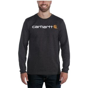 Carhartt Emea Core Logo Long Sleeve T-shirt Carbon Heather M Men Carhartt Emea Core Logo Long Sleeve T-shirt Carbon Heather M Men