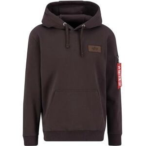 Alpha Industries Back Print Hoodie Hunter Brown M Men Alpha Industries Back Print Hoodie Hunter Brown M Men