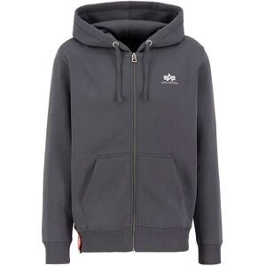 Alpha Industries Basic Zip Sl Hoodie Vintage Grey L Men Alpha Industries Basic Zip Sl Hoodie Vintage Grey L Men