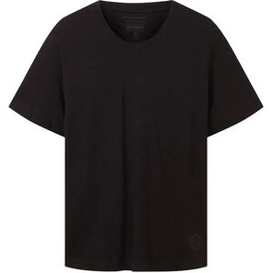 Tom Tailor 1037738 Short Sleeve V Neck T-shirt 2 Units Black 2XL Men Tom Tailor 1037738 Short Sleeve V Neck T-shirt 2 Units Black 2XL Men