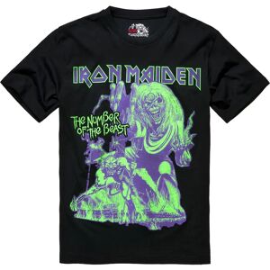 Brandit Iron Maiden Number Of The Beast I Short Sleeve T-shirt Black S Men Brandit Iron Maiden Number Of The Beast I Short Sleeve T-shirt Black S Men