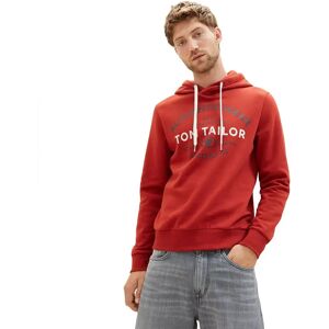 Tom Tailor 1038744 Basic Hoodie Velvet Red M Men Tom Tailor 1038744 Basic Hoodie Velvet Red M Men