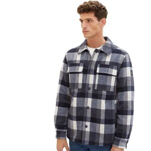 Tom Tailor 1037332 Casual Shirt Jacket Blue Navy Big Check S Men Tom Tailor 1037332 Casual Shirt Jacket Blue Navy Big Check S Men