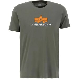 Alpha Industries Basic Rubber Short Sleeve T-shirt Green 2XL Men Alpha Industries Basic Rubber Short Sleeve T-shirt Green 2XL Men