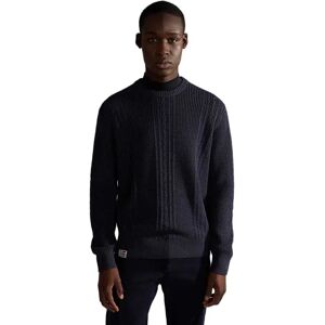 Napapijri D-trondheim Sweater Blue Marine 2XL Men Napapijri D-trondheim Sweater Blue Marine 2XL Men
