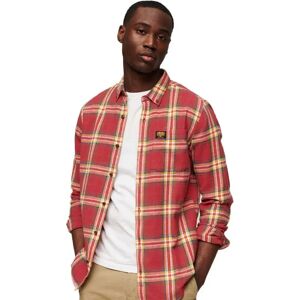 Superdry Cotton Lumberjack Long Sleeve Shirt Drayton Check Red S Men Superdry Cotton Lumberjack Long Sleeve Shirt Drayton Check Red S Men