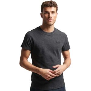 Superdry Vintage Logo Embroidered Short Sleeve T-shirt Raven Black Marl M Men Superdry Vintage Logo Embroidered Short Sleeve T-shirt Raven Black Marl M Men