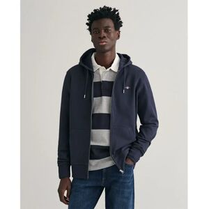 Gant Reg Shield Full Zip Sweatshirt Evening Blue L Men Gant Reg Shield Full Zip Sweatshirt Evening Blue L Men