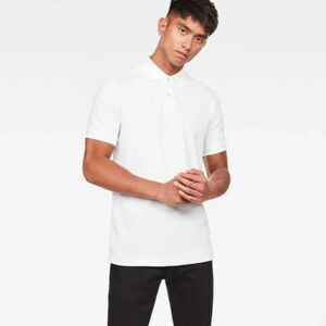 G-star Dunda Slim Short Sleeve Polo White 2XL Men G-star Dunda Slim Short Sleeve Polo White 2XL Men