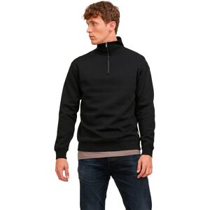 Jack & Jones Bradley Half Zip Sweater Black XS Men Jack & Jones Bradley Half Zip Sweater Black XS Men