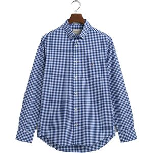 Gant Reg Gingham Long Sleeve Shirt College Blue 2XL Men Gant Reg Gingham Long Sleeve Shirt College Blue 2XL Men