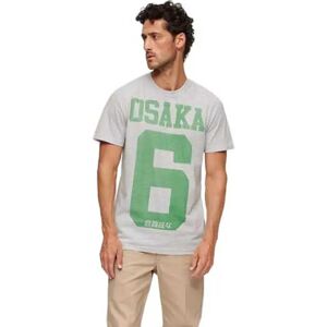 Superdry Osaka 6 Marl Standard Short Sleeve T-shirt Glacier Grey Marl M Men Superdry Osaka 6 Marl Standard Short Sleeve T-shirt Glacier Grey Marl M Men