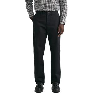 Gant Twill Regular Fit Chino Pants Black 34 Men Gant Twill Regular Fit Chino Pants Black 34 Men