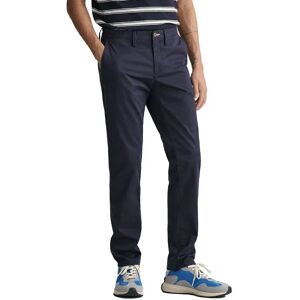 Gant Twill Slim Fit Chino Pants Marine 38 Men Gant Twill Slim Fit Chino Pants Marine 38 Men