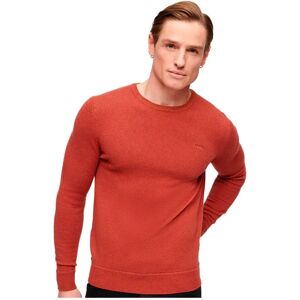 Superdry Essential Slim Fit Sweater Paprika Orange Marl 2XL Men Superdry Essential Slim Fit Sweater Paprika Orange Marl 2XL Men
