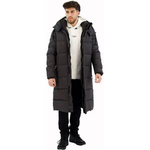 Superdry Rips Longline Puffer Jacket Black Grid L Men Superdry Rips Longline Puffer Jacket Black Grid L Men